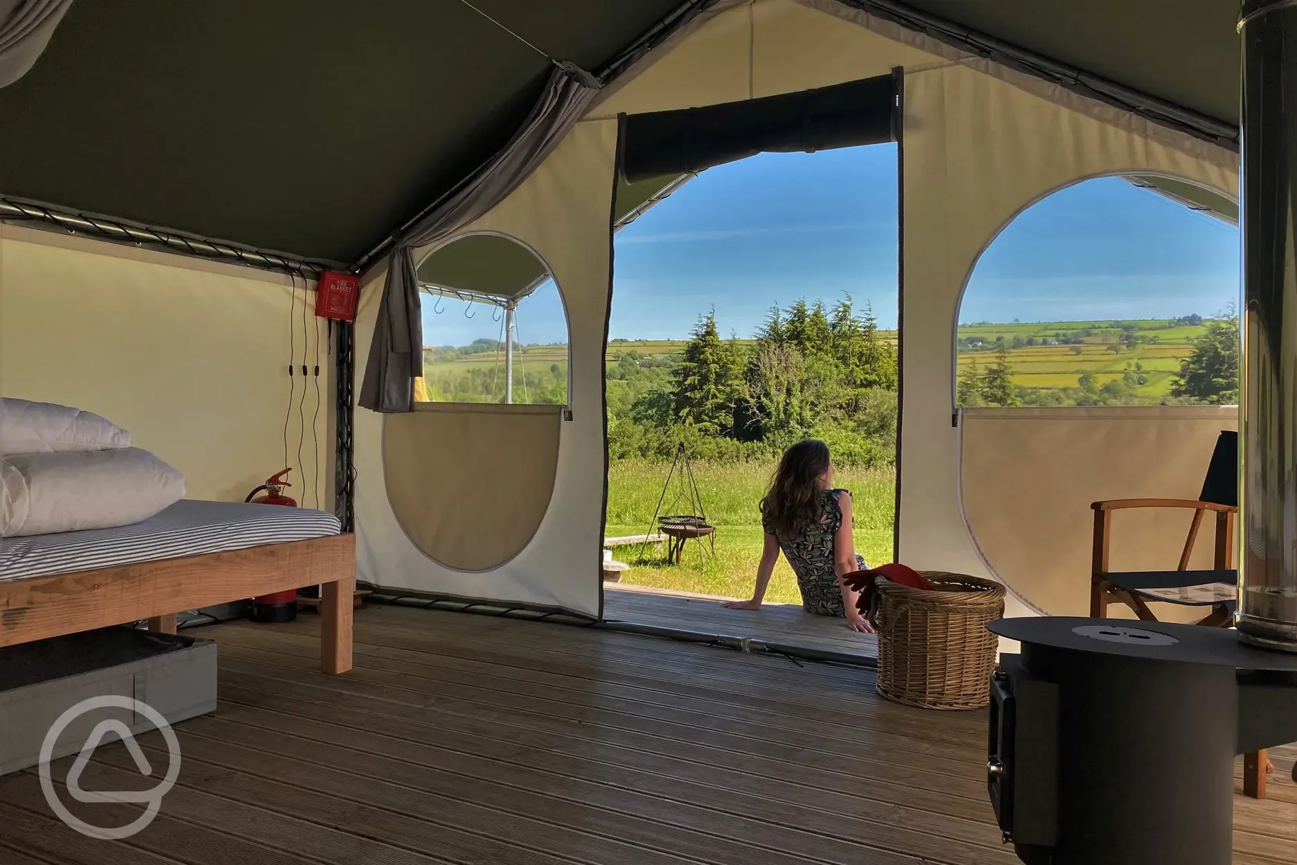 Relax and enjoy the views from the Pioneer Camps
