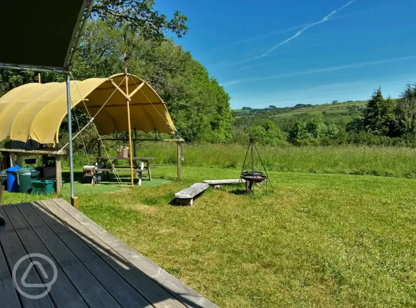 Pioneer camp kitchen