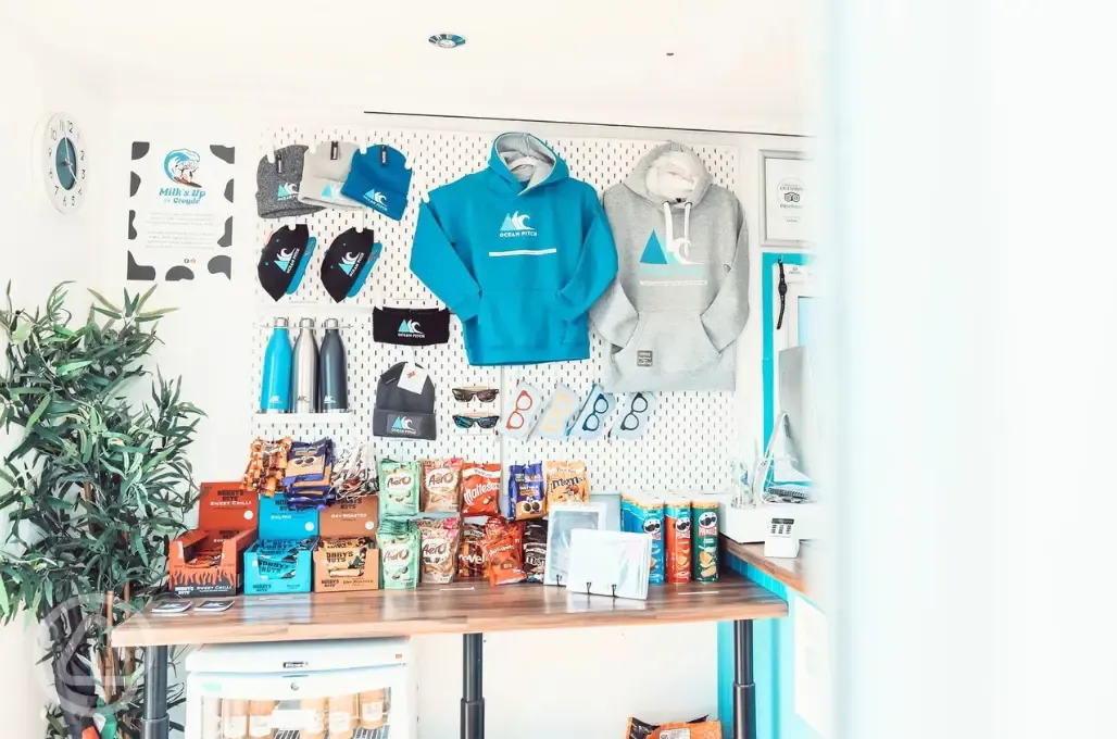 Shop inside reception