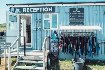 Reception with surf hire available