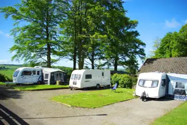 Fully serviced hardstanding pitches with 16 amp hook up