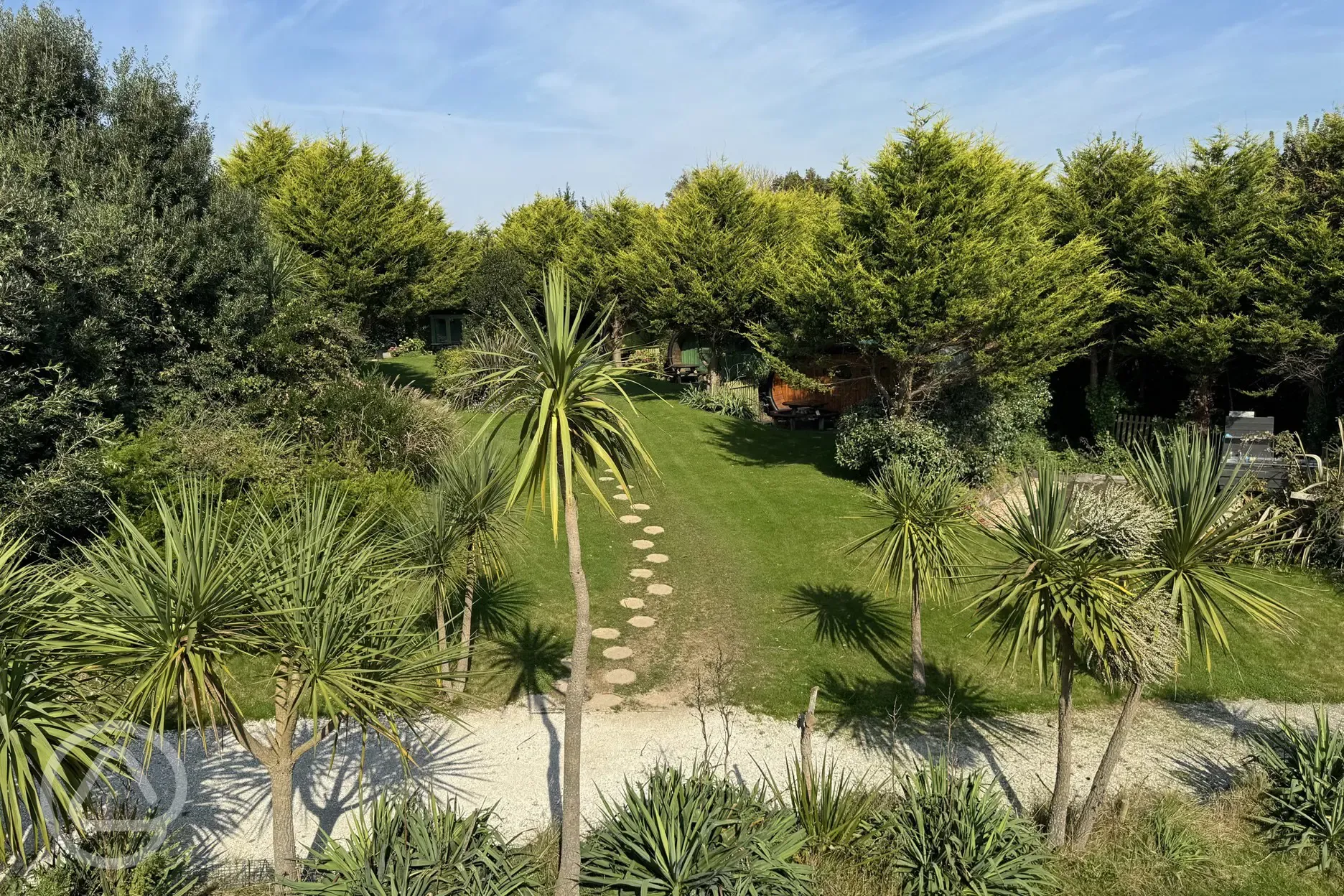 Aerial view of site