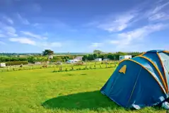 Non electric grass pitches at Atlantic Camping Non electric grass pitches at Atlantic Camping