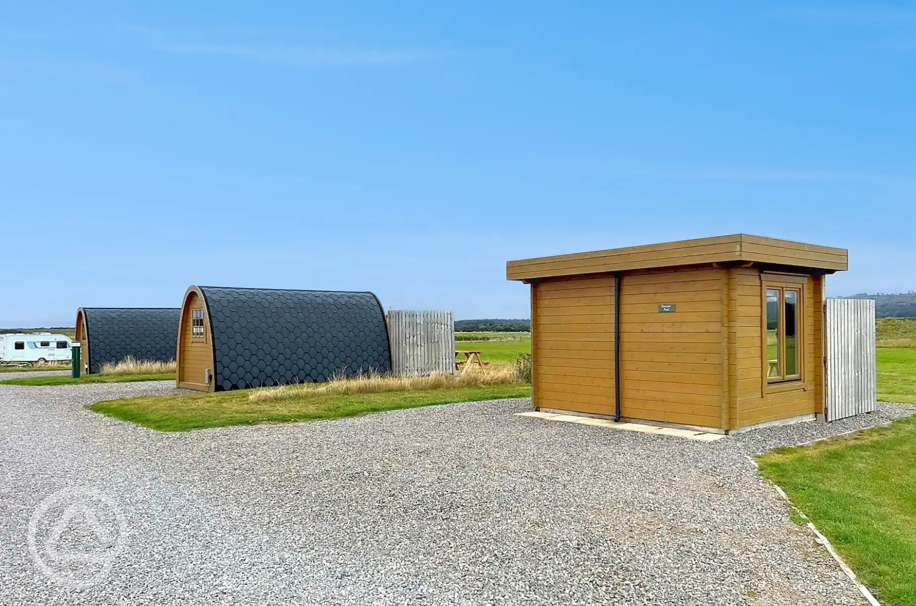Barrow, Nairn, and Cawdor camping pods