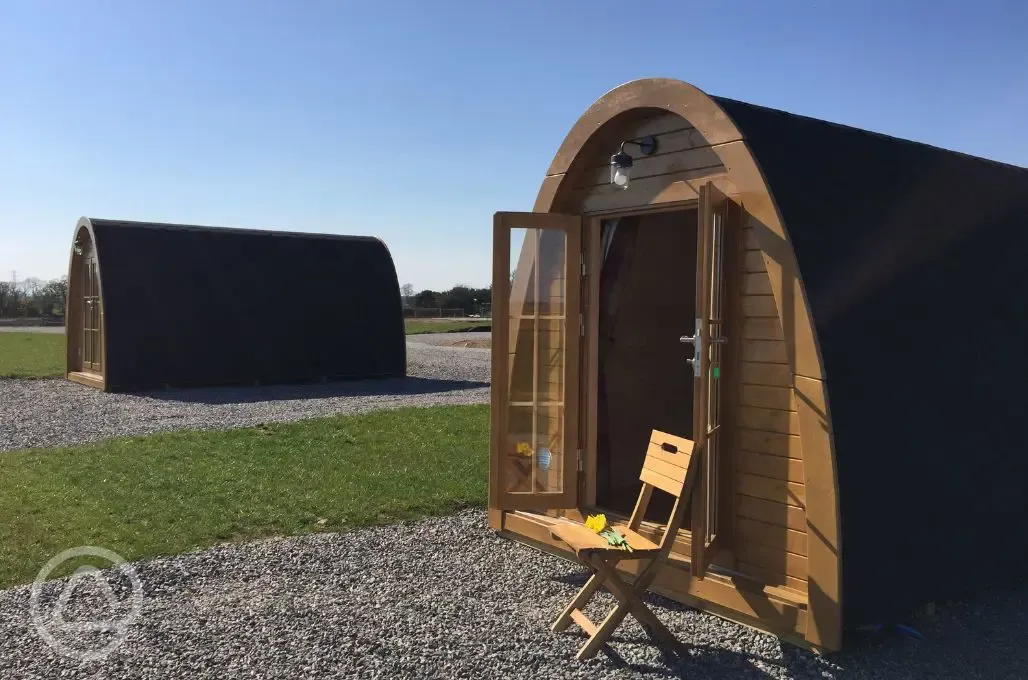Pods at Barrow Campsite Nairn