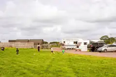 Fully serviced hardstanding all weather touring pitches