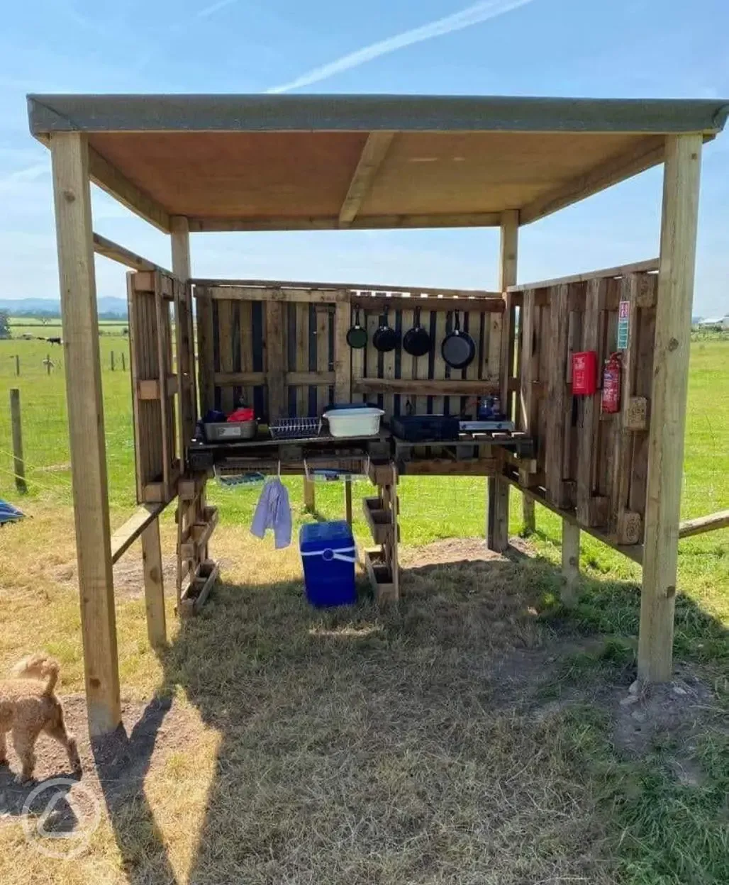 Washing up area