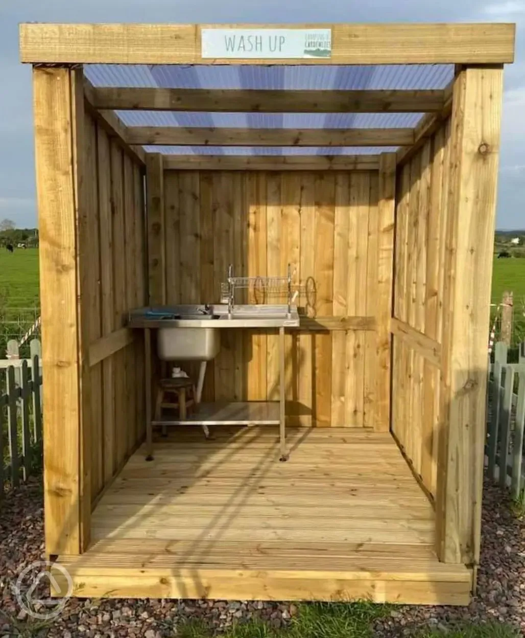 Washing up area