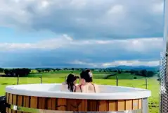 Private hot tub