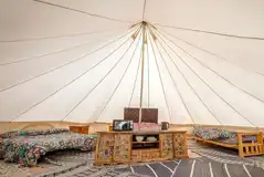 Bell tent interior