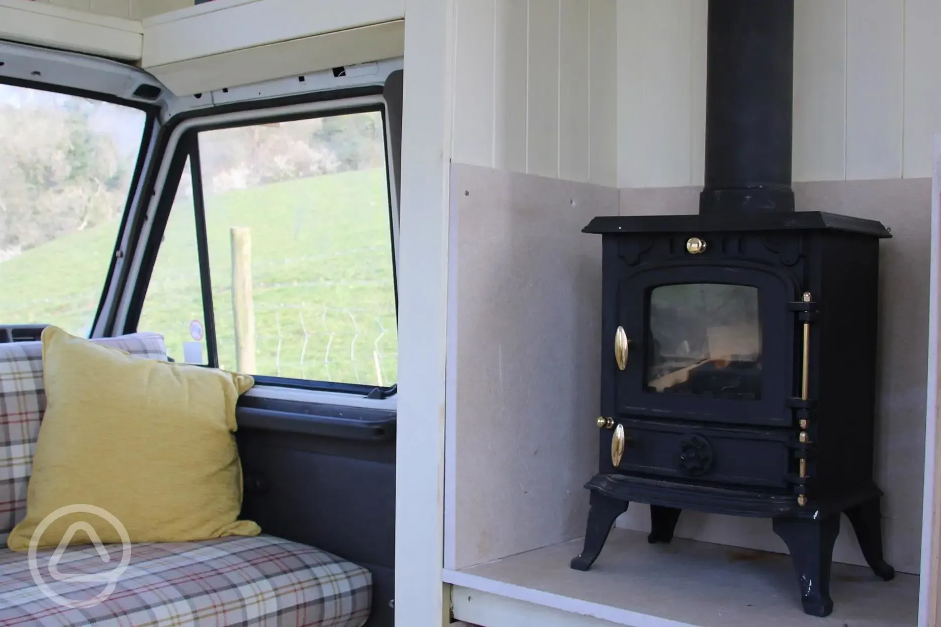 Enjoy the woodburning stove for cosy nights