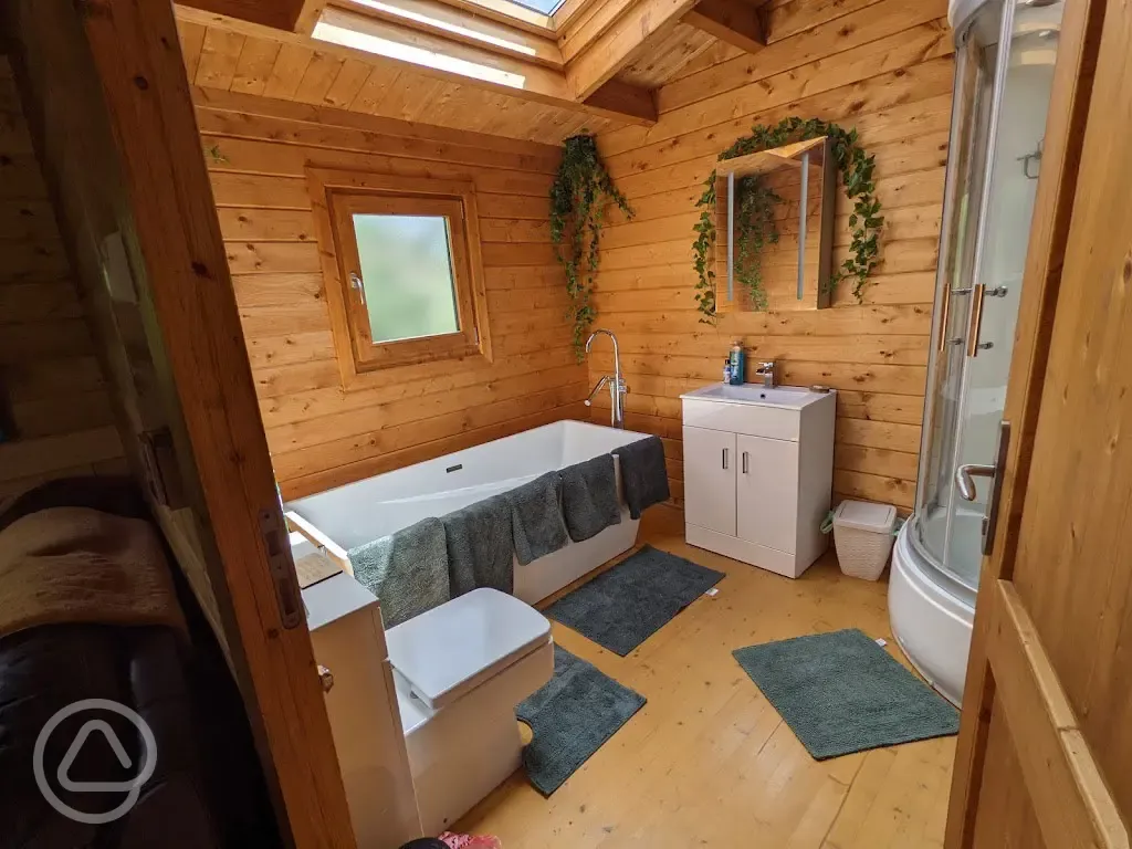 Bathroom in cabin