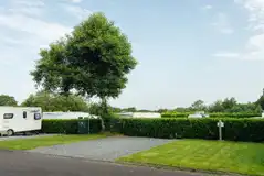 Electric hardstanding pitches with 10 amp hook up