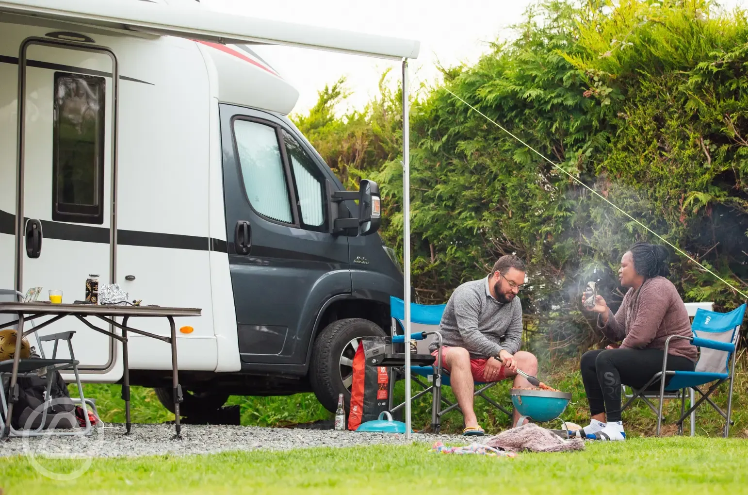 Electric hardstanding pitches