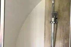 Ensuite glamping pod shower