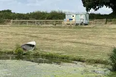 Otter's Nest shepherd's hut interior