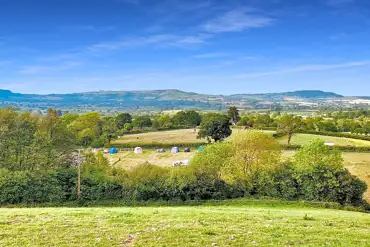 View of Hobby Farm showing the surrounding countryside