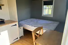 The Fox's Den shepherd's hut interior