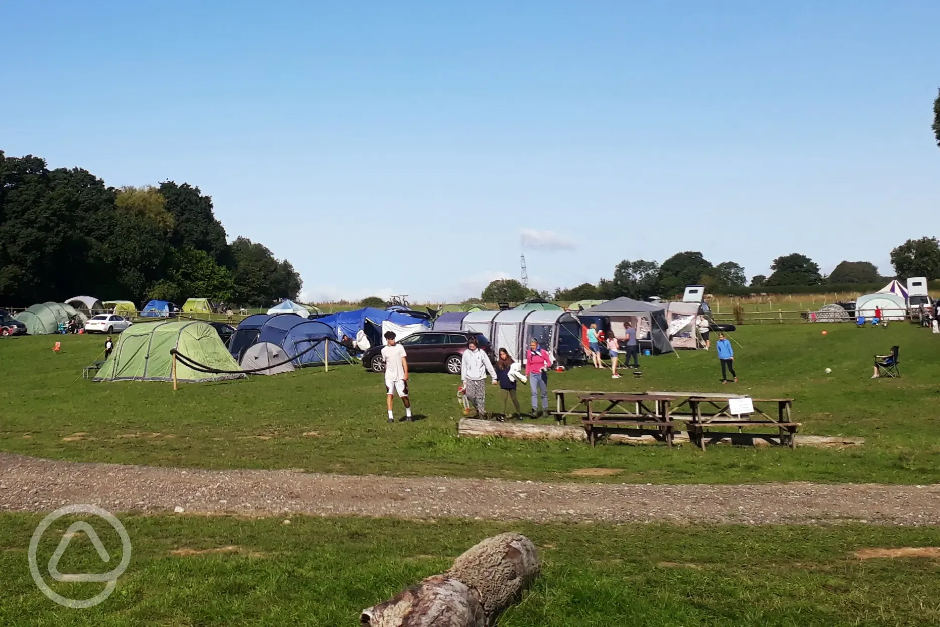 One of the camping fields