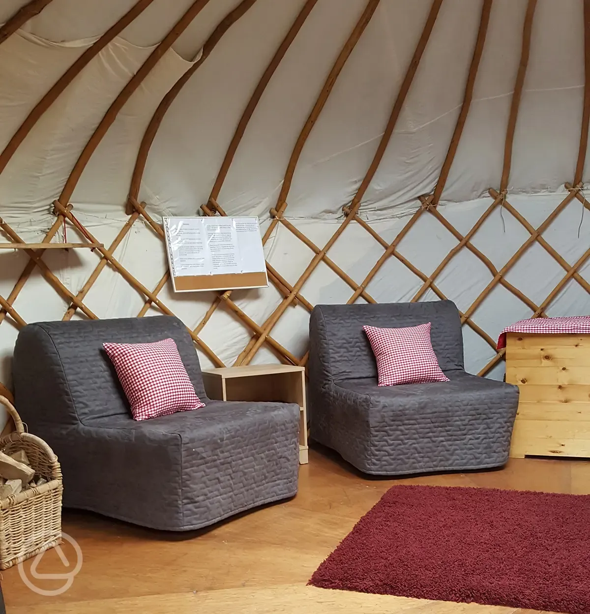 Yurt interiors