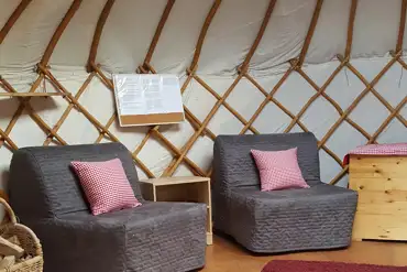 Yurt interiors
