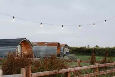 Luxury glamping pods
