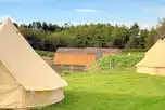 Bell tents and luxury glamping pods