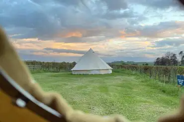 Bell tent exterior