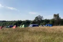 Non electric grass tent pitches