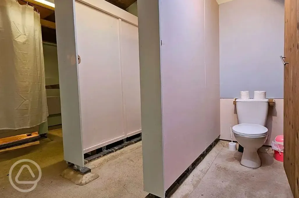 Shared toilets for campers