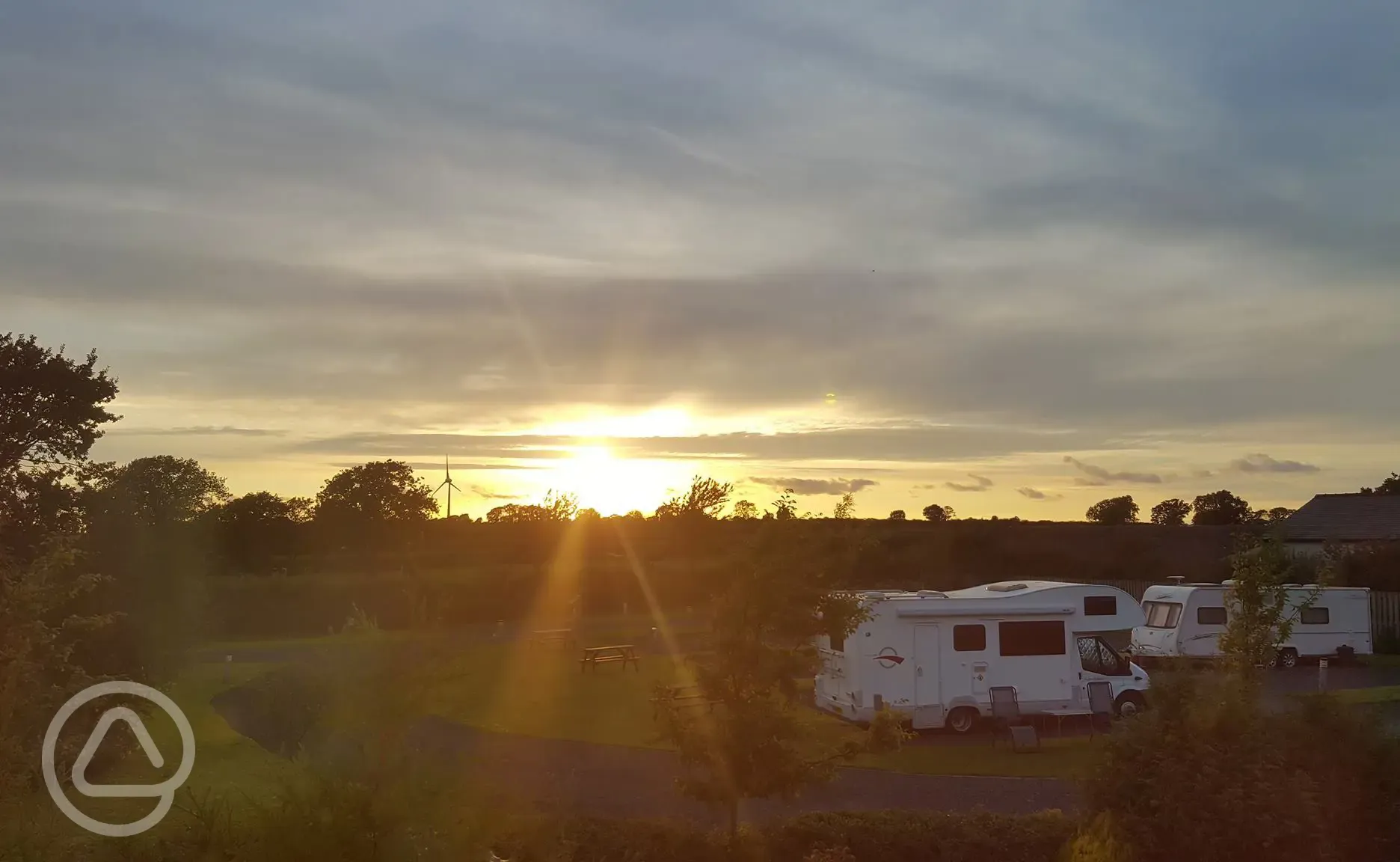 Sunset at The Wellington Inn and Caravan Park