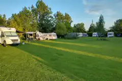 Electric grass pitches at Redbrick Barn Gardens