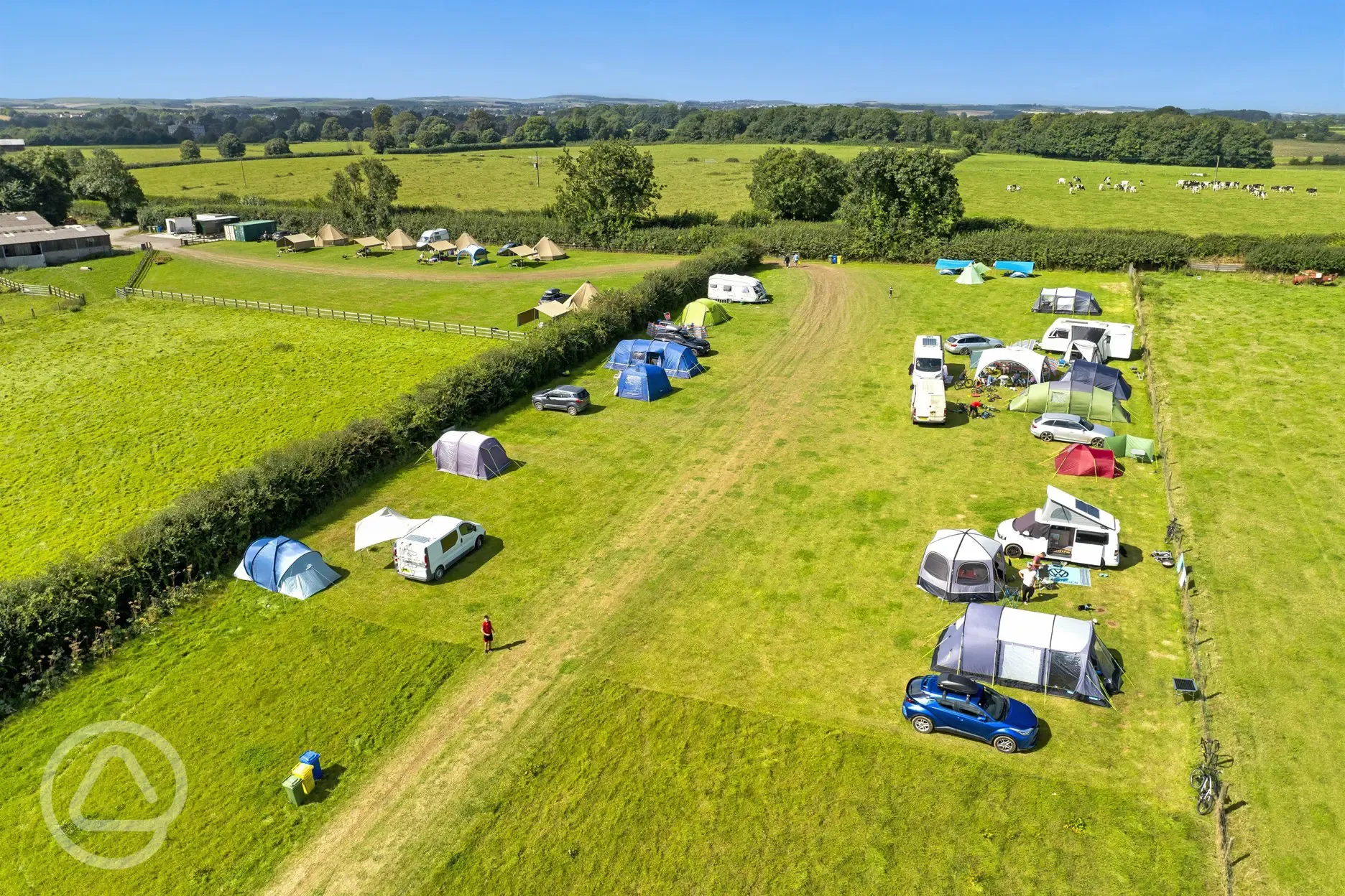 Campsite aerial