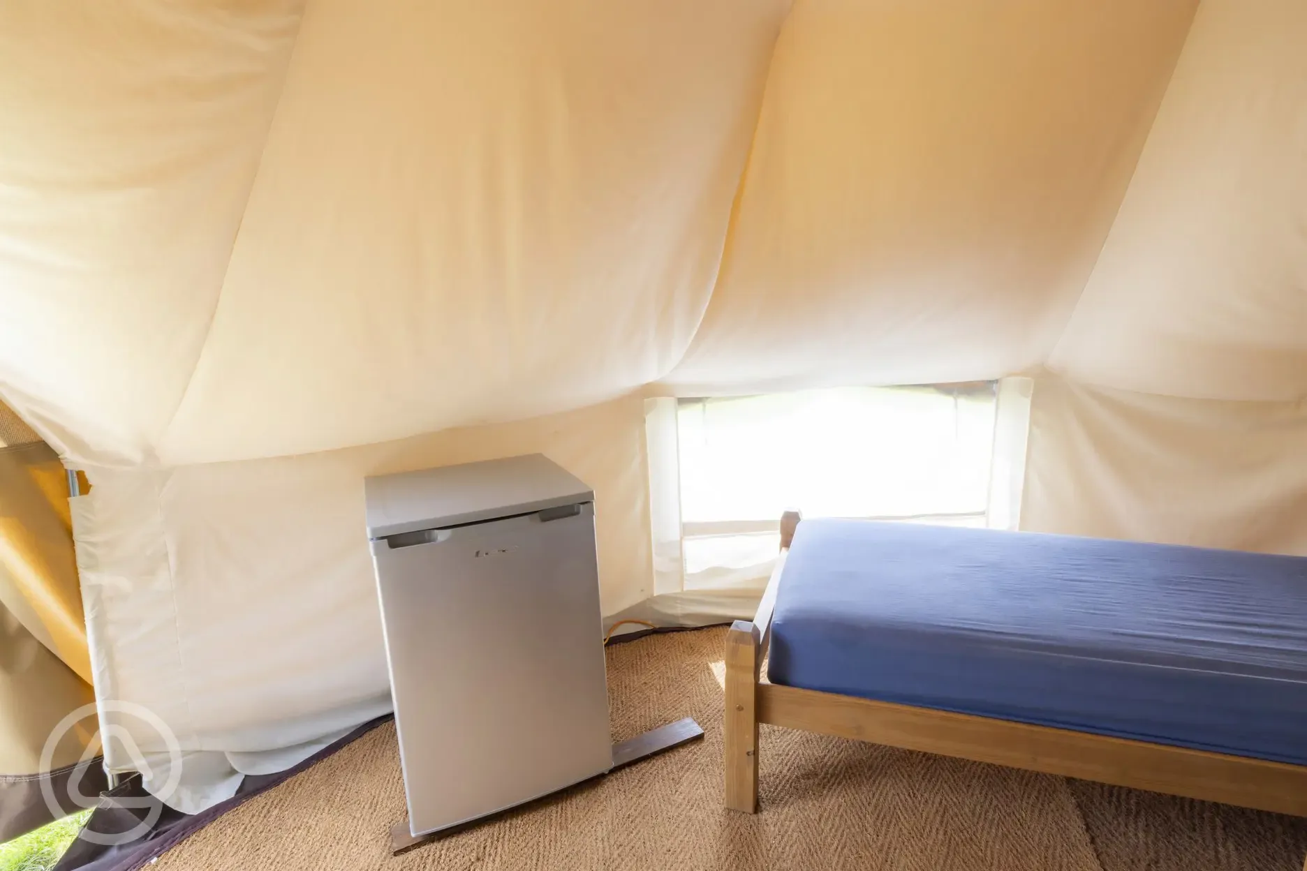 Bell tent interior