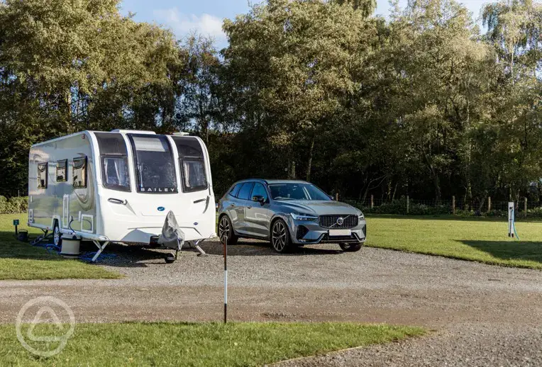 Electric hardstanding pitches 