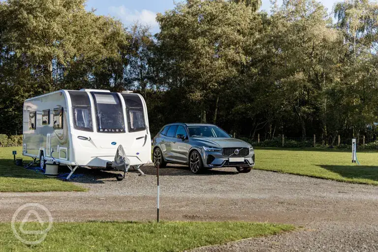 Electric hardstanding pitches 