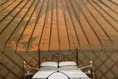 Yurt interior Yurt interior