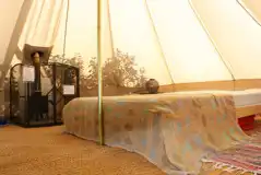 Bell tent interior