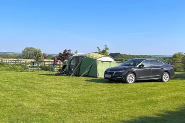 Non electric grass pitches at Westgate Carr Farm