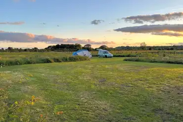 Non electric grass pitches at Westgate Carr Farm