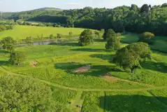 Aerial of the campsite