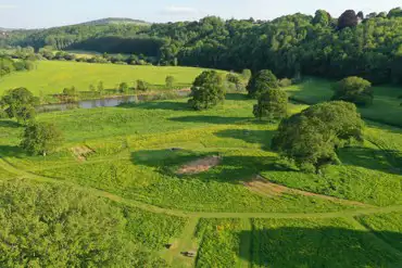 Aerial of the campsite