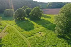 Aerial of the campsite