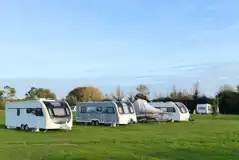 Electric grass pitches with 10 amp hook ups (9m x 9m)