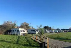 Electric grass pitches with 10 amp hook ups (9m x 9m)