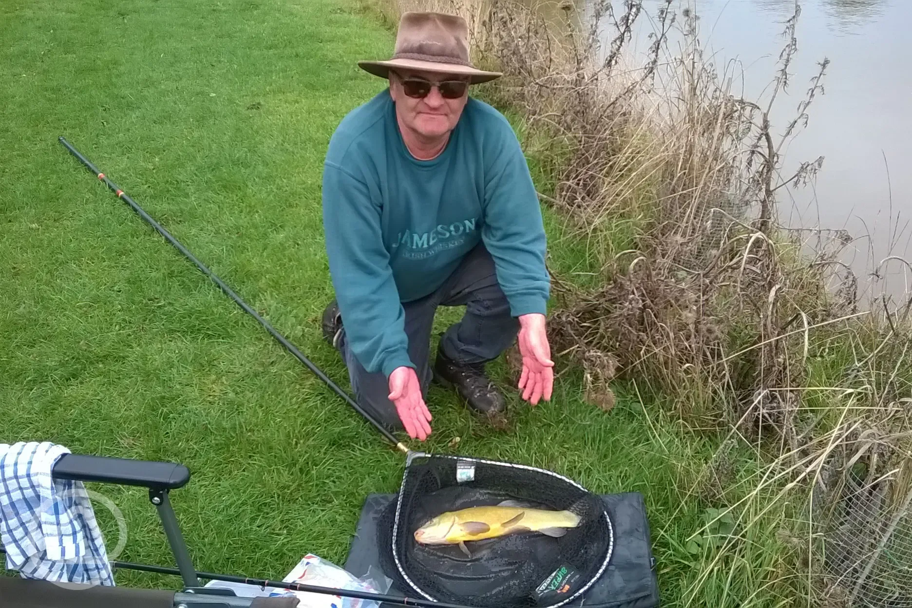 nice size Tench from the lake
