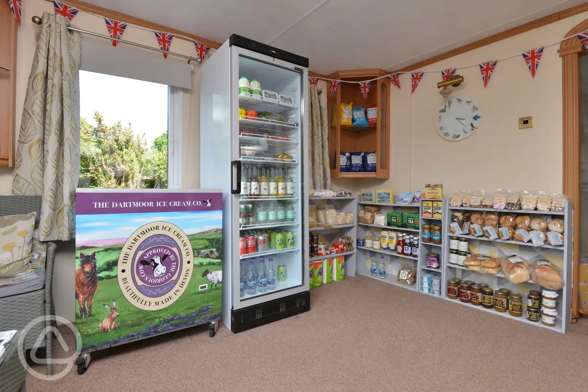 Oakmoor Touring Park's shop interior