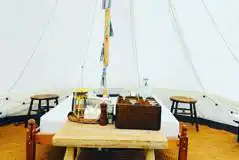 Bell tent interior