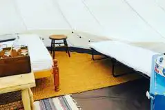 Bell tent interior