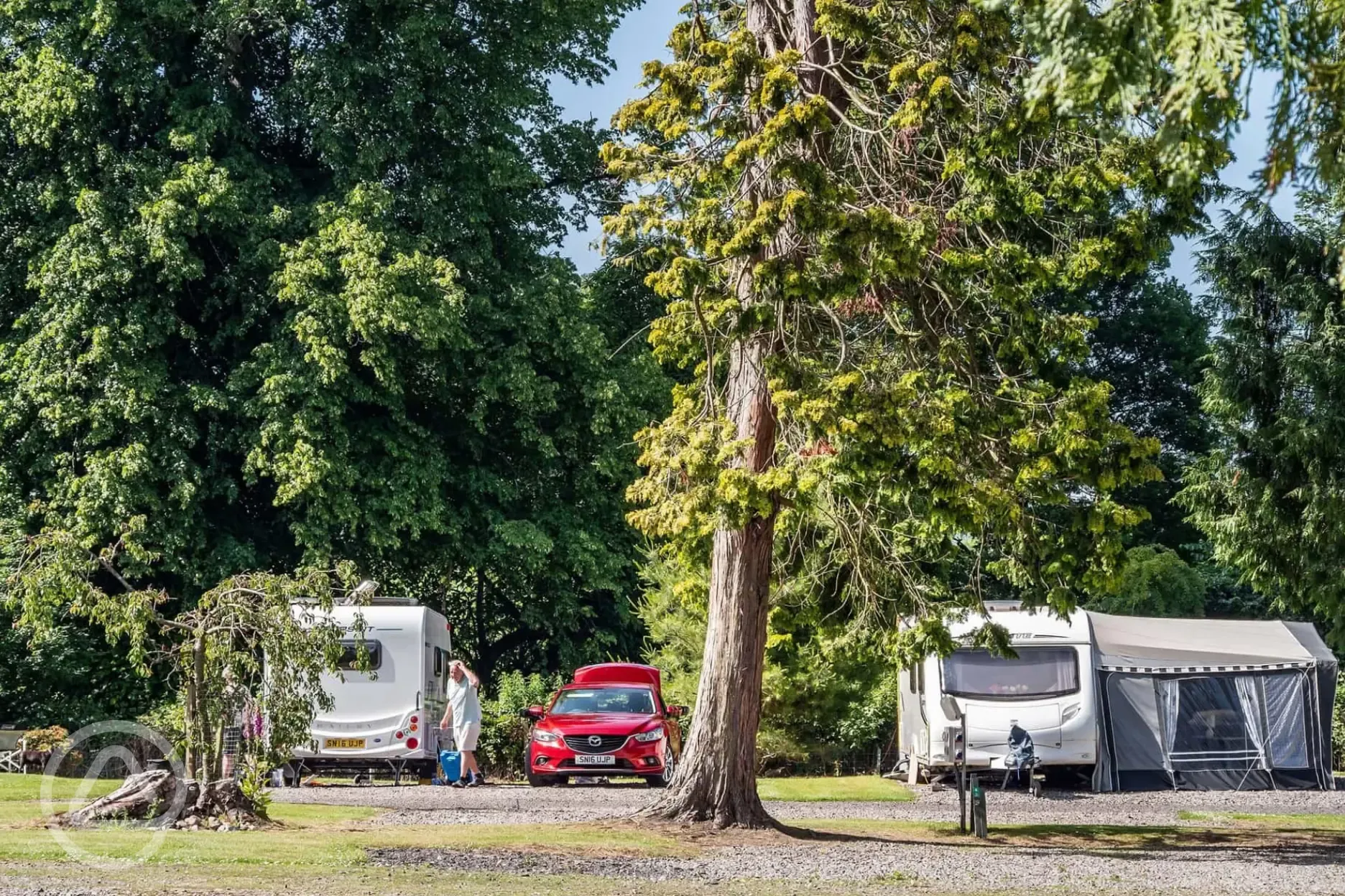 Electric hardstanding pitches